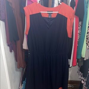 Enfocus Studio Black and Red Mini Dress